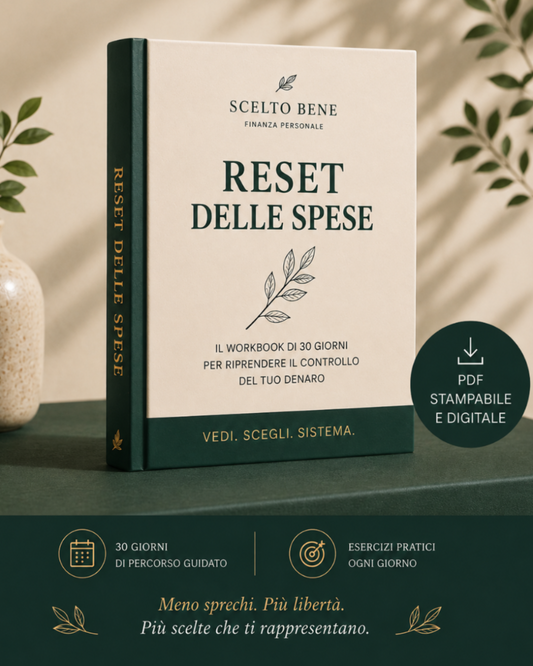 Reset delle Spese | Workbook guidato di 30 giorni